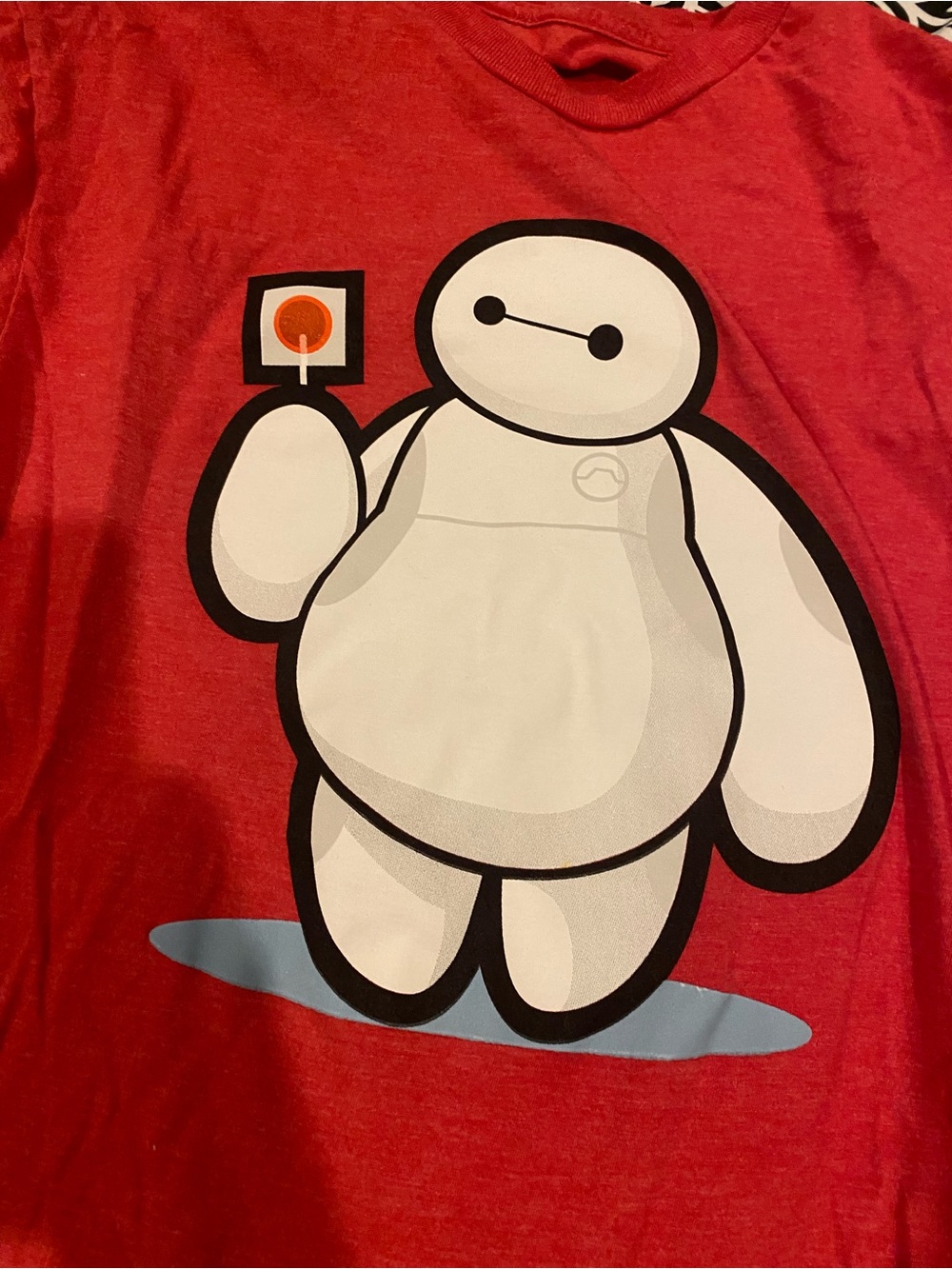 Red Baymax Big Hero 6 Graphic Tee
